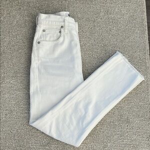 Agolde Women's Straight Leg White Jeans